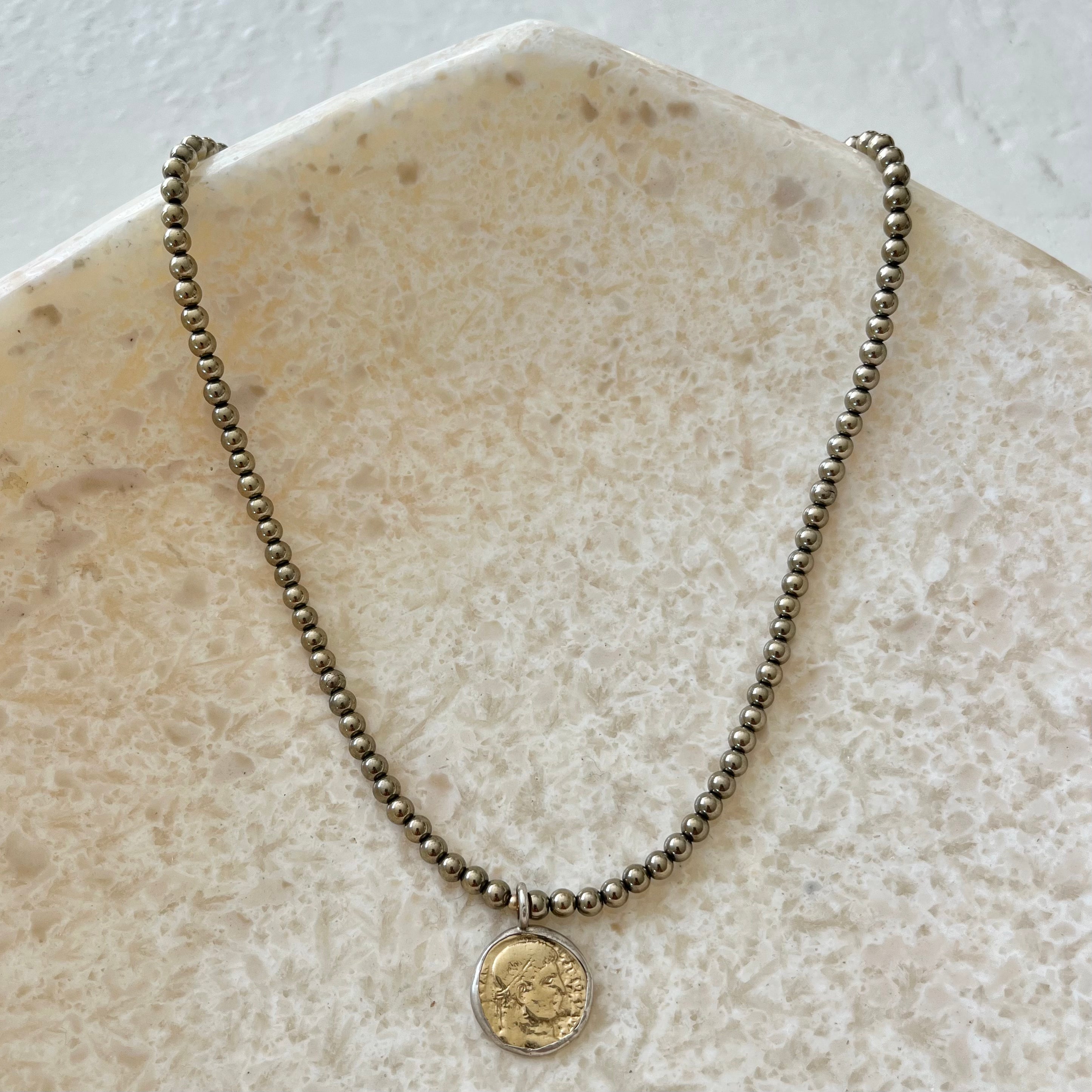 Monedita Pyrite Necklace