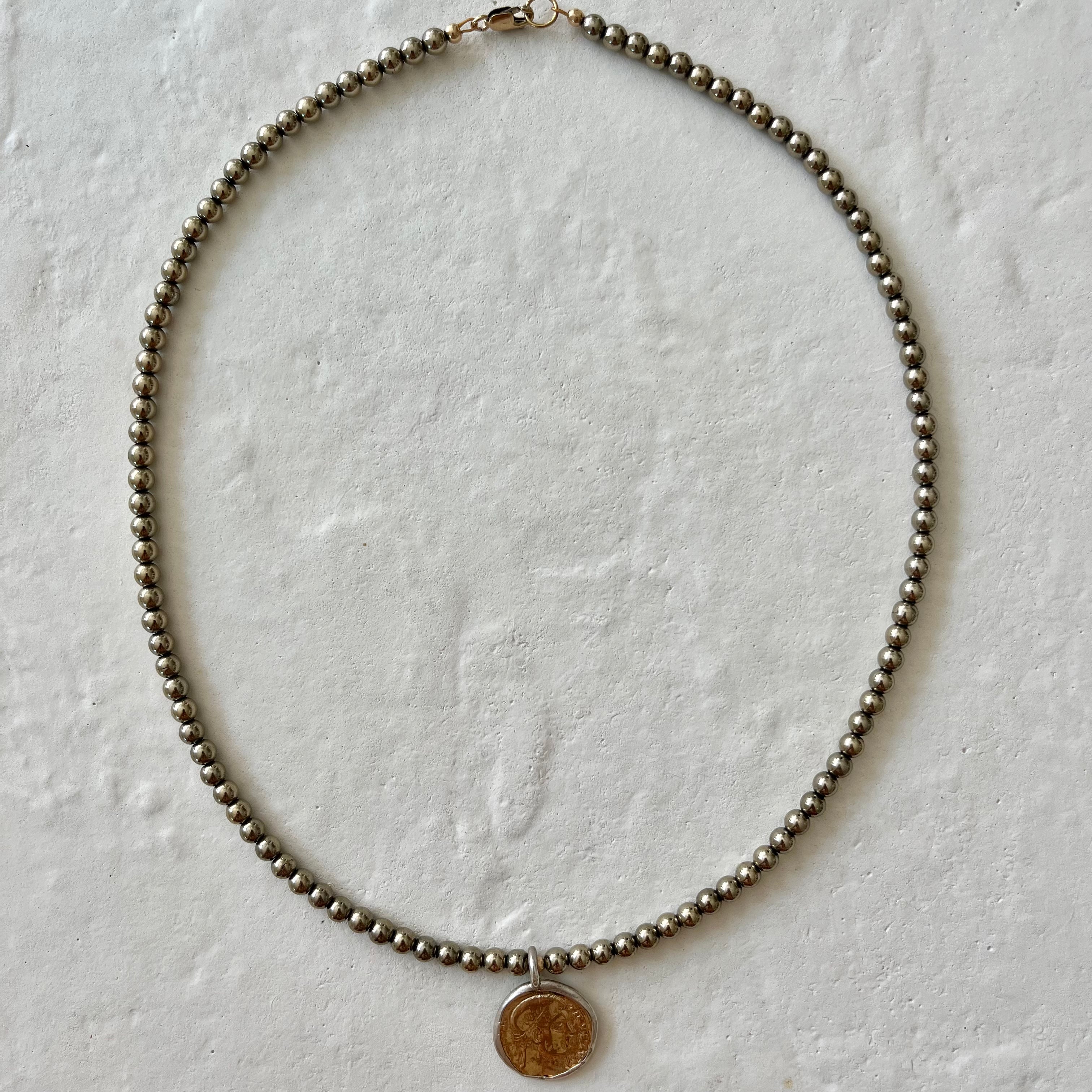 Monedita Pyrite Necklace