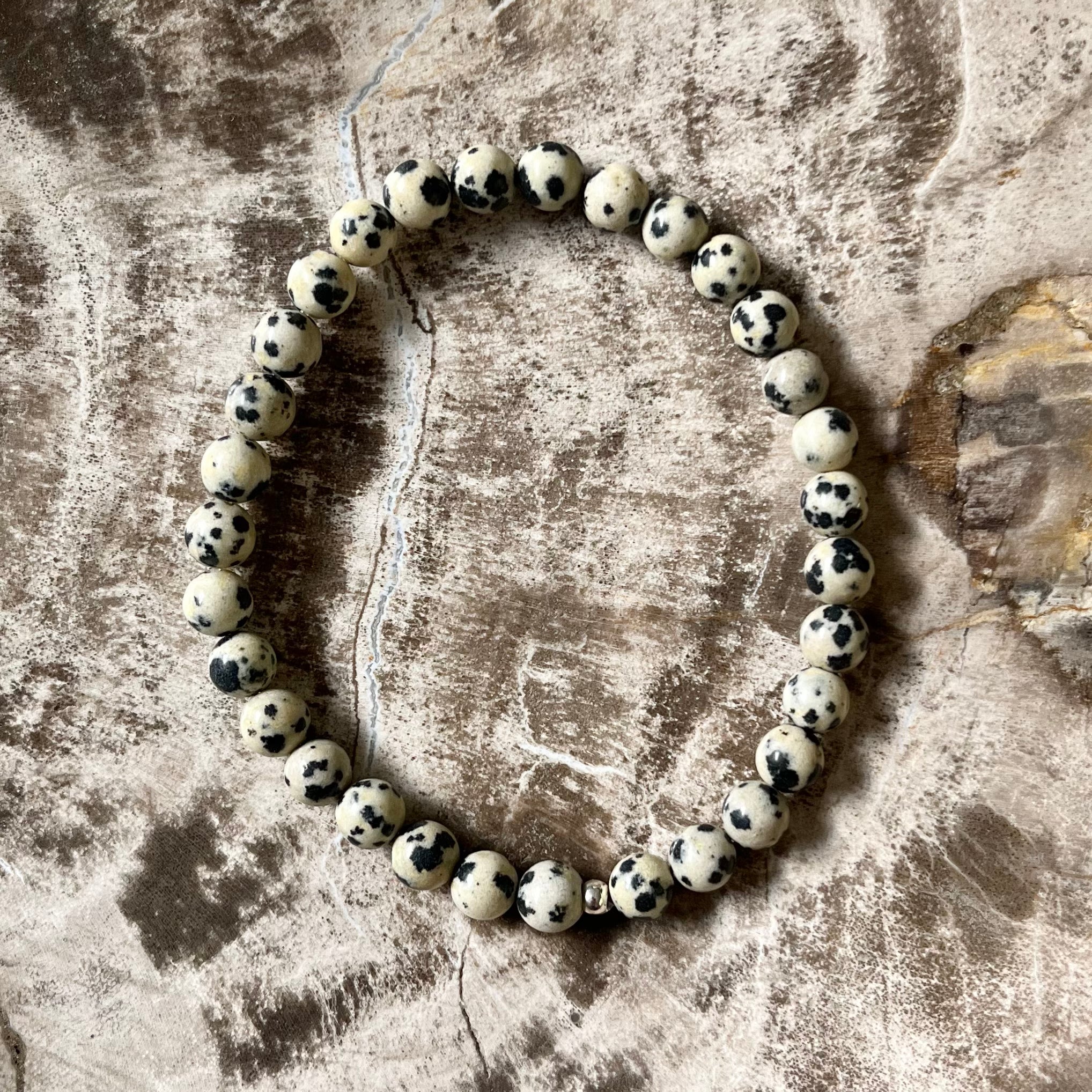 Clarity Dalmation Jasper Bracelet